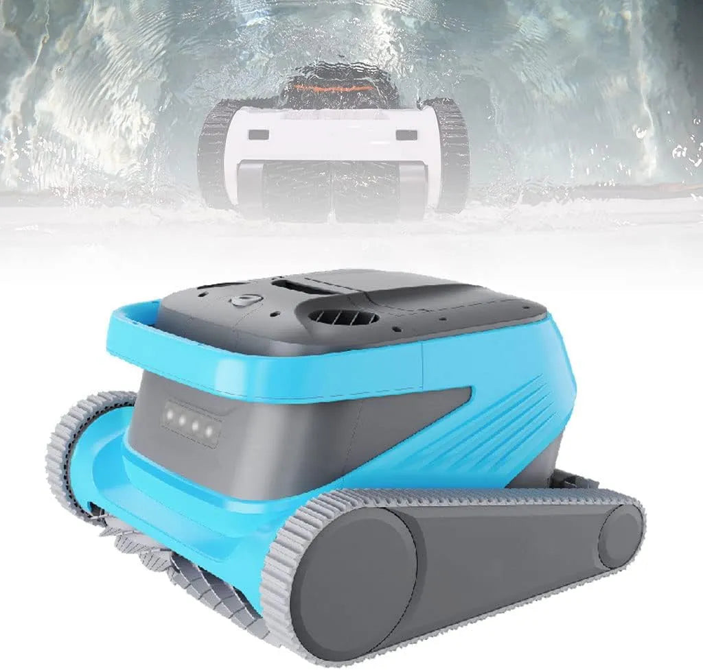 Robotstofzuiger met 6 l, app-bediening en wandklimfunctie, 90° zwembadstofzuiger met app-bediening