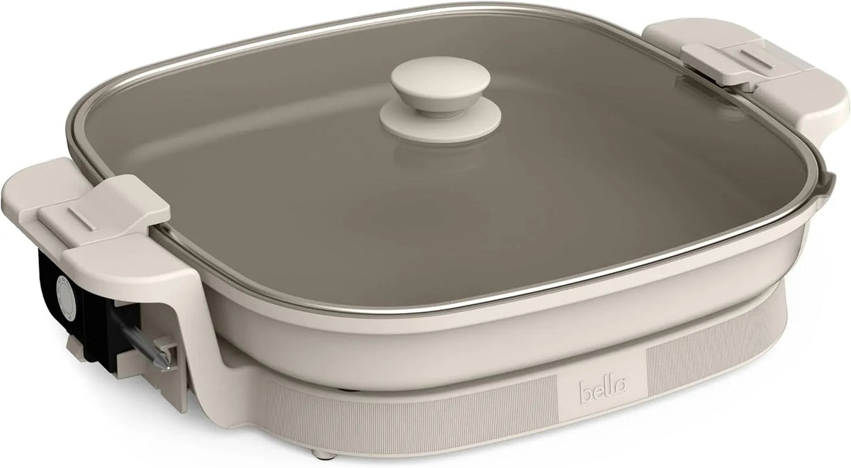 Bella Make & Take XL Elektrische koekenpan met 14 inch, 200°C en aluminium