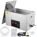 Ultrasoonreiniger met 600 W, 30 l, 0-30 minuten, timer, digitaal display en RVS