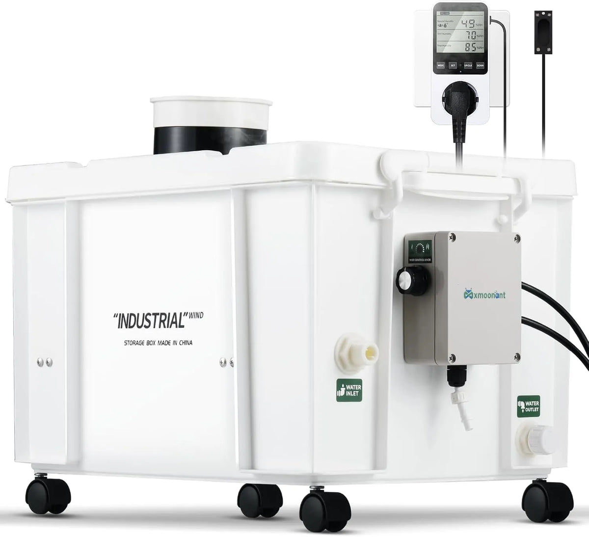 Luchtbevochtiger met 20 l, 20.000 ml en 800 W, 20 l/u, doe-het-zelf