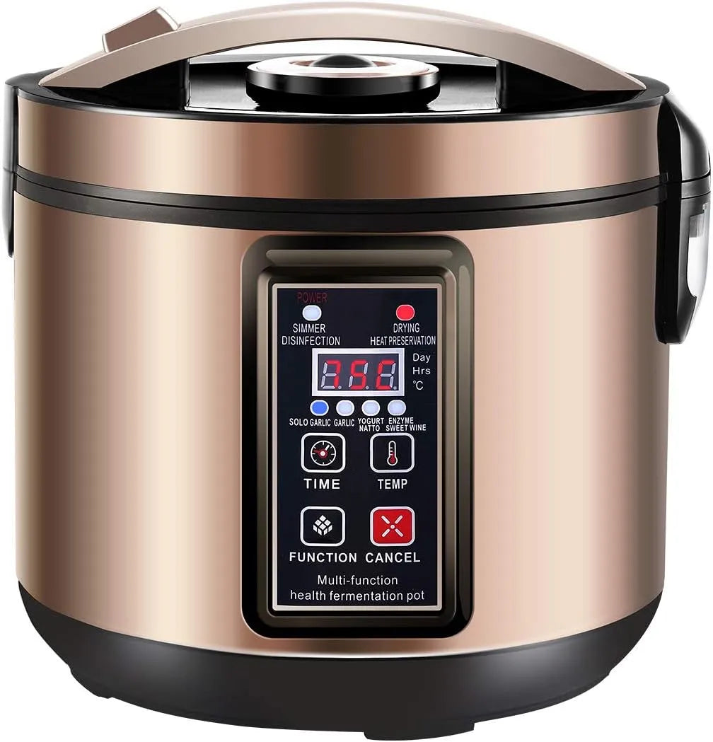 6L, 6L Yoghurtmaker, Professionele Zwarte Knoflook Fermenter, Maak zelf Kimchi, Zoete Rijstwijn, 6L Yoghurtmaker