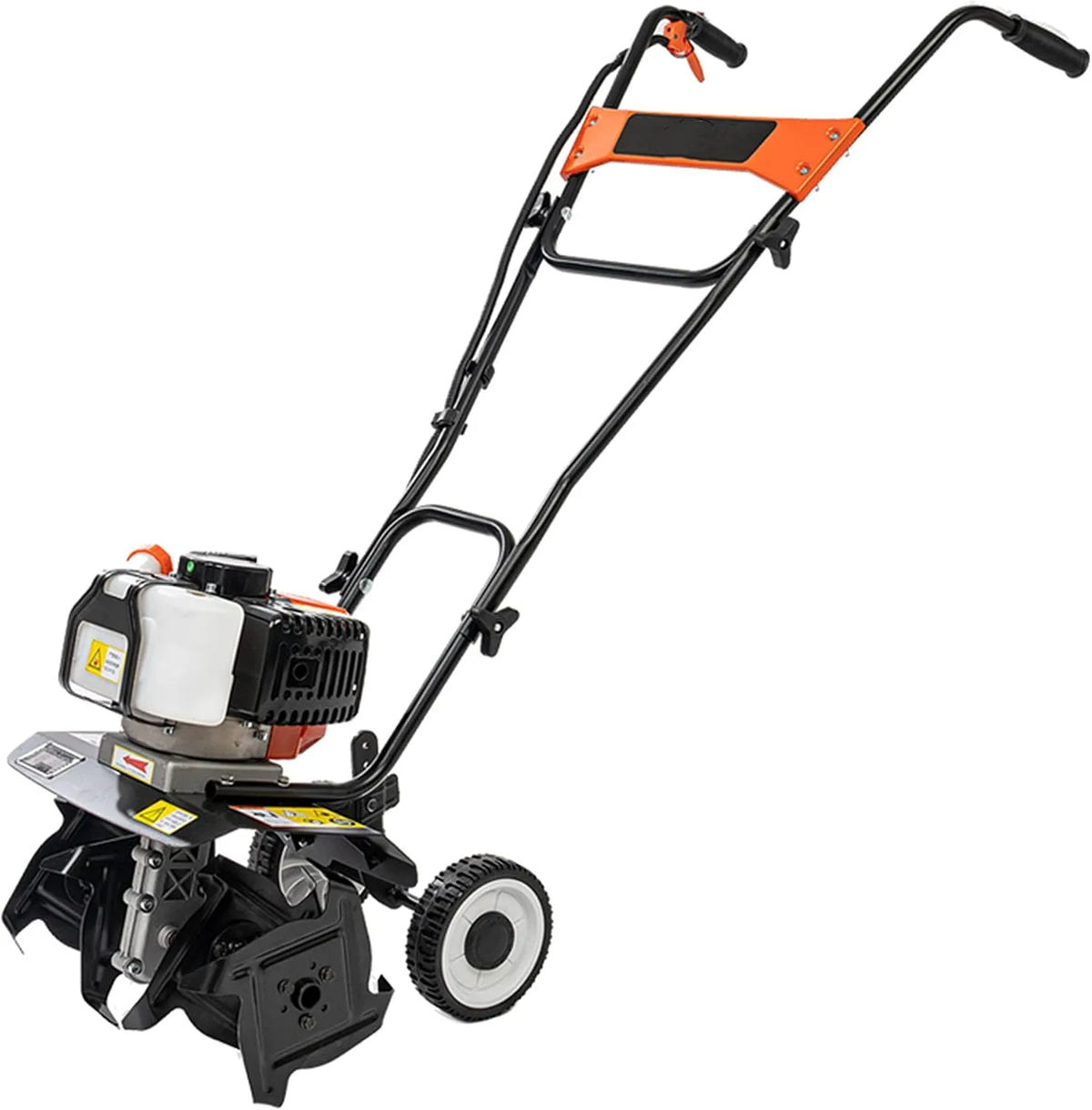 Verticuteermachine met Benzine Freesmachine, Gazon Verticuteermachine, Werkbreedte 36CM & 10CM Freesdiepte, Tuinfrees en voor Tuin Gazon