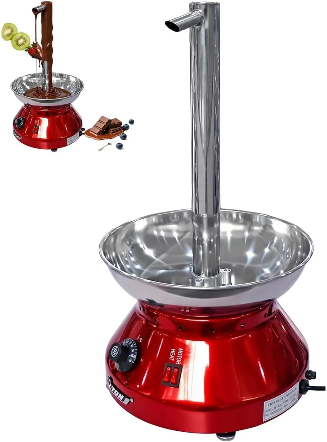 De Machine, 230 W, 3L Capaciteit, De Machine van de chocoladefontein