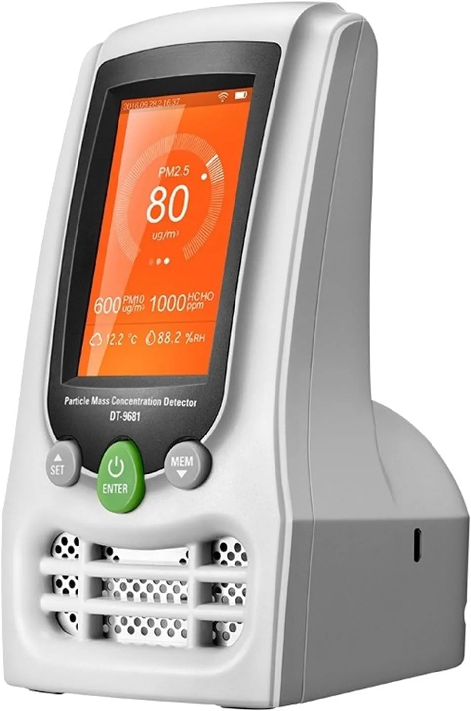 Luchtkwaliteitsmeter, Professionele stofdeeltjesteller PM2.5/PM10 CO2