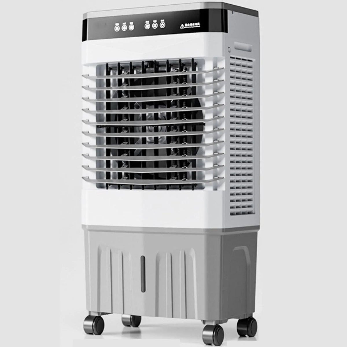 Mobiele airconditioner en Luchtkoeler met 30 °C, waterreservoir, geluidsarme werking, oscillatiefunctie en 12-uurs timer