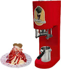 Machine met 30 x 20 x 57 cm, 420 ml, 80 W, 0,42 l, 6 seconden, 28-30 l, RVS en rood