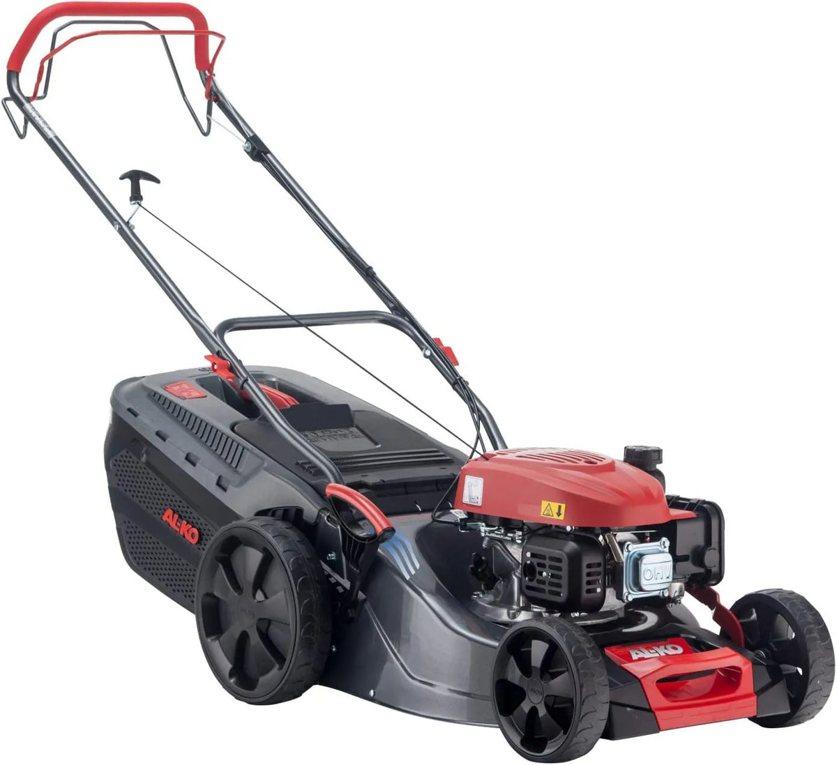 Grasmaaier met 46 cm maaibreedte, voor gazons tot 1400 m2, AL-KO Comfort 46.0 SP-A Benzine-grasmaaier, 1,9 kW motorvermogen en met wielaandrijving