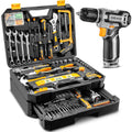 Power Draadloze Boor, 12V, Tool Kit Box Boor Set: DEKO thuis Mechanic Toolbox