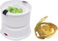 Machine met 85 W, 27 x 25,5 cm, 110V, 10,03 inch, 15 minuten, RVS en wit