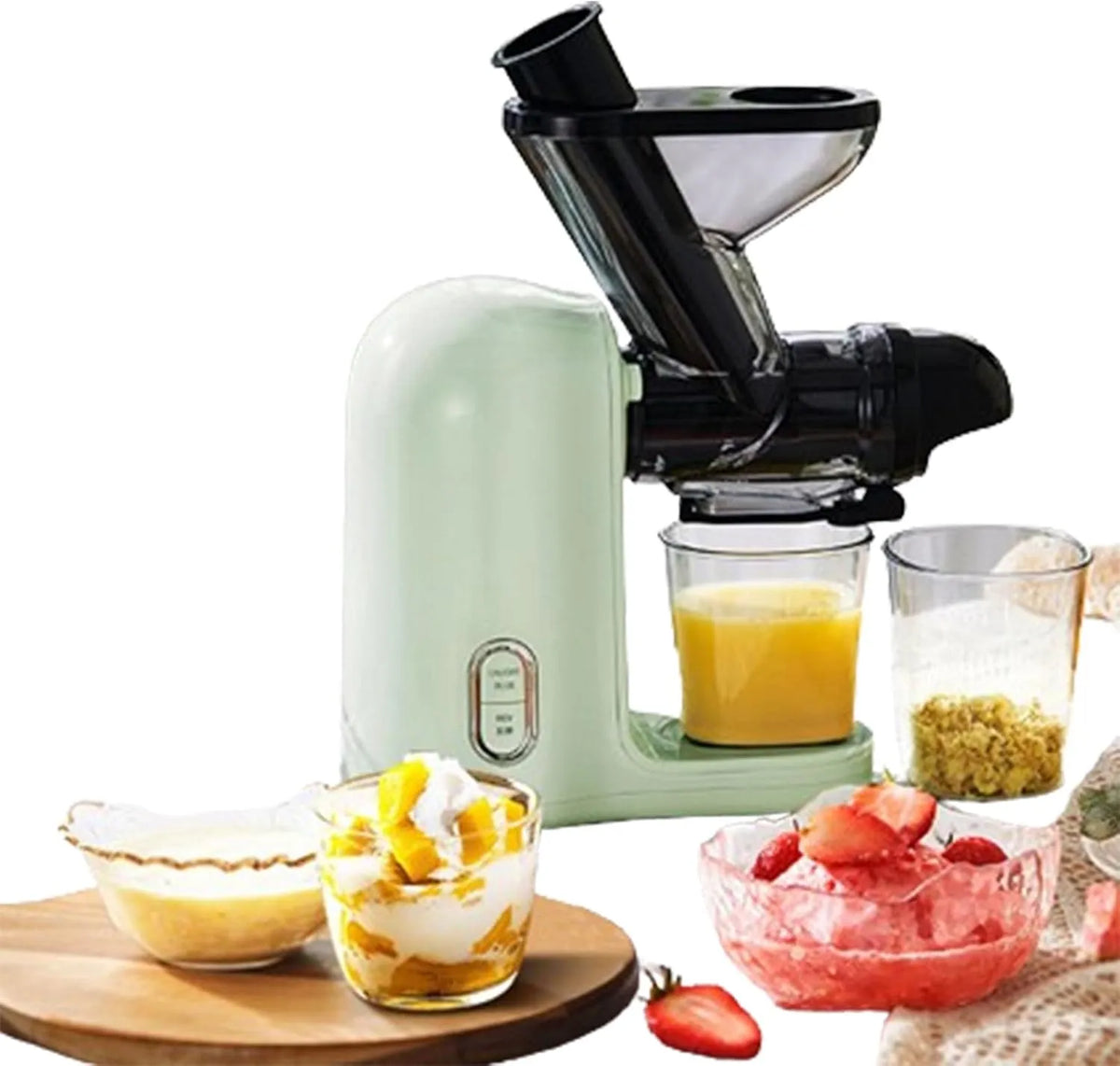 Machine met elektrische draagbare sapcentrifuge, fruithuishoudelijke kleine volautomatische mini-sapmachine