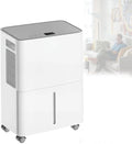 Luchtontvochtiger l/15l/60l/Dag met 8l, 30°C, 40 dB, 3 standen, app-bediening en waterreservoir