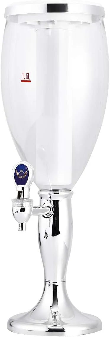 Barbecue Restaurant-5L met 1.5L, 3L en transparant, Desktop Drank Bier Toren Drank Sap