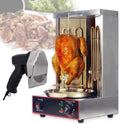 Rotisserie Broiler Machine, barbecuestove+Cutter, Shawarma Grill