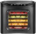 Droger met 19,5 uur, 480 W, timer en aanraakbediening, elektrische multi-tier-preserver met aanraakscherm