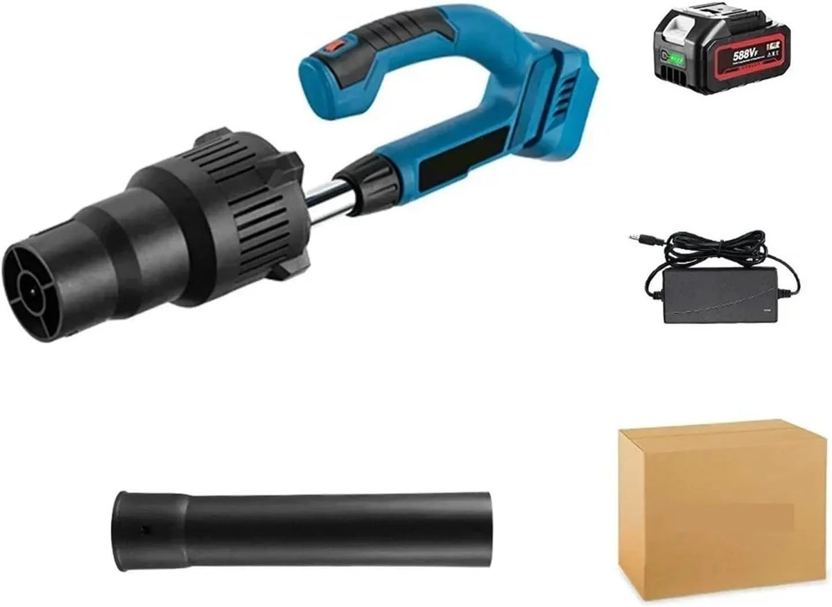 Luchtblazer, 5500 W 52000RPM Borstelloze luchtblazer Draadloze Elektrische, Luchtblazer Sneeuwblazer Stof Veegmachine Tuingereedschap voor, 18V
