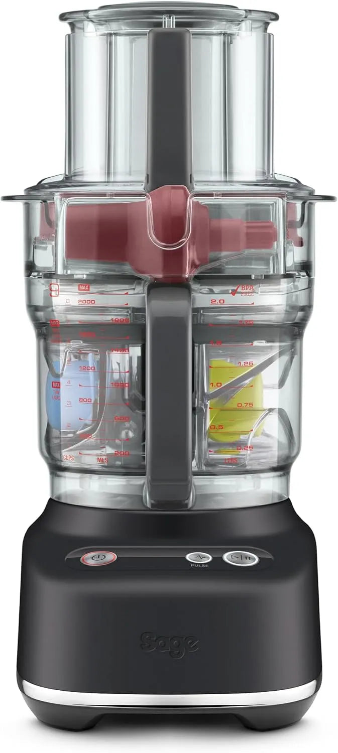 Sage The Paradice 9, Multifunctionele Kit voor Hakken met 12 mm, 8 mm, 16 mm, 650 W, 900 W, 0,3 mm, 5,0 mm en RVS