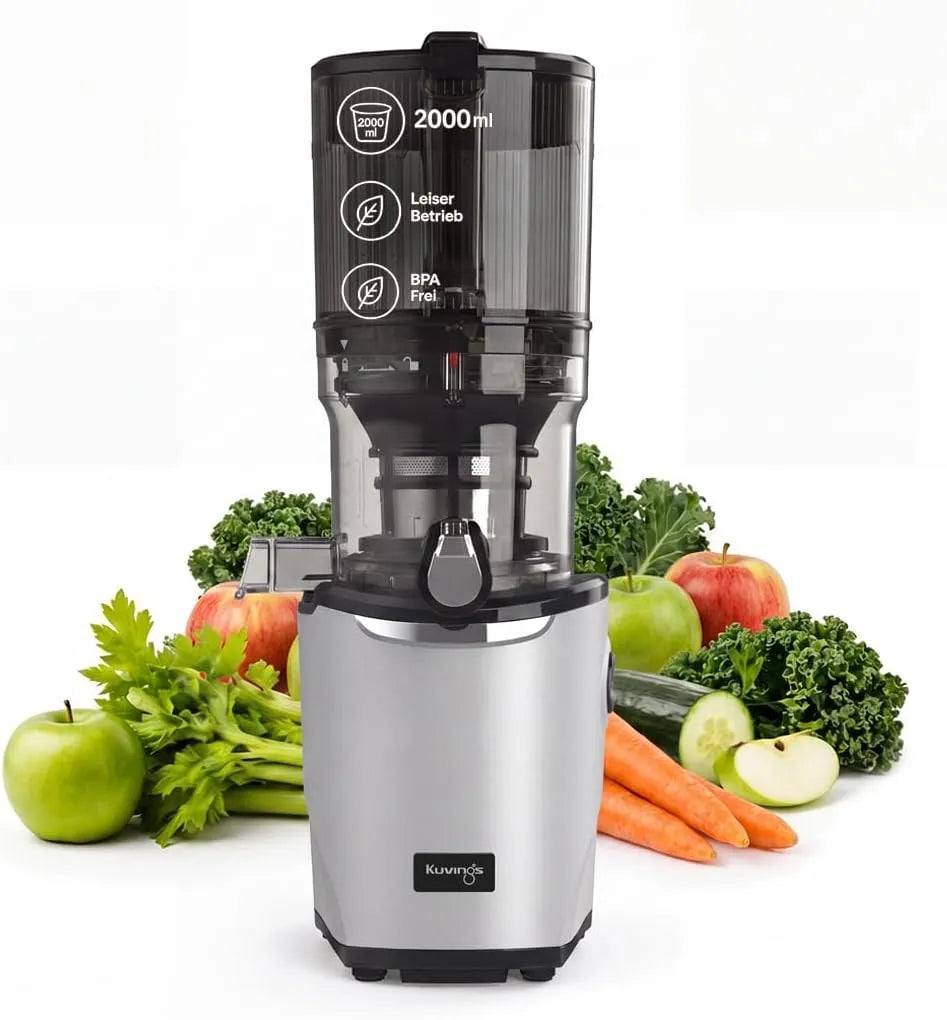 Kuvings AUTO9 Koudpers-sapcentrifuge AUTO9 met 2-in-1, 2 liter auto-hopper