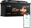 LiTime 12V 140Ah LiFePO4 Accu met Bluetooth LiFePO4 met 12V, 150A, 1920Wh en Bluetooth