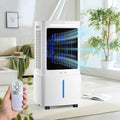 25L, Timer, Luchtkoeler, 25L Aircooler voor Woonkamer, 2 Ijskristallen, Wit Design number: 6515099