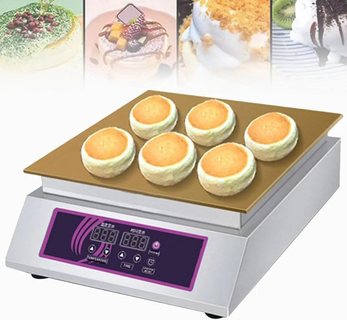 Souffle Maker Machine, Commerciële Pannenkoekenmaker, Singlehead, 60-240°C