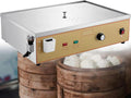Voedselstomer met 13-20 cm, 30-110°C, regelbare thermostaat en RVS