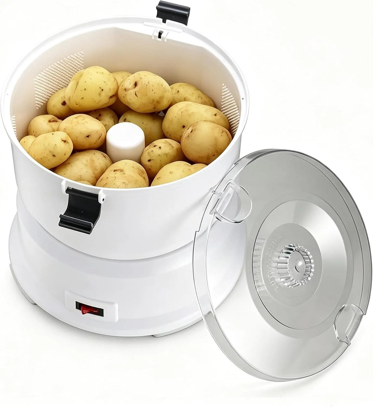 Elektrische Aardappelschiller 85 W met 85 W, 2-in-1 en transparant