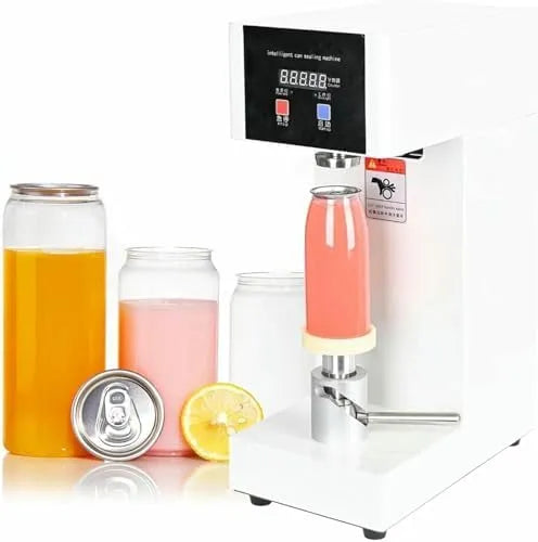 Benchtop Inblikkende Machine met 56 x 37,5 x 21 cm, 110-220V, 50-60Hz, 180 W, 2,2 inch, RVS, zwart en wit