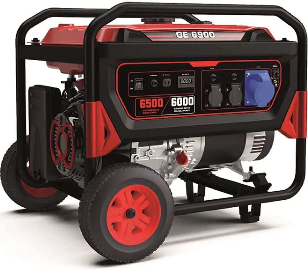 Generator, model GE6900, 230 V, 28,3 A, 16 A, Generator GE 6900 AVR benzine